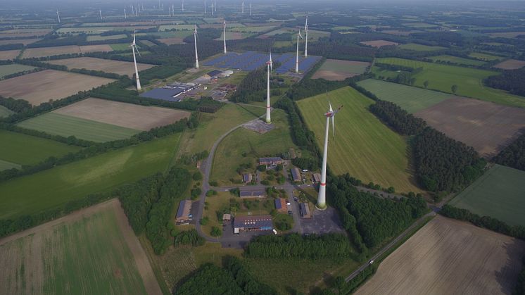 Am Standort Saerbeck in Nordrhein-Westfalen möchte Enapter künftig Elektrolyseure fertigen. (Foto: Enapter) 