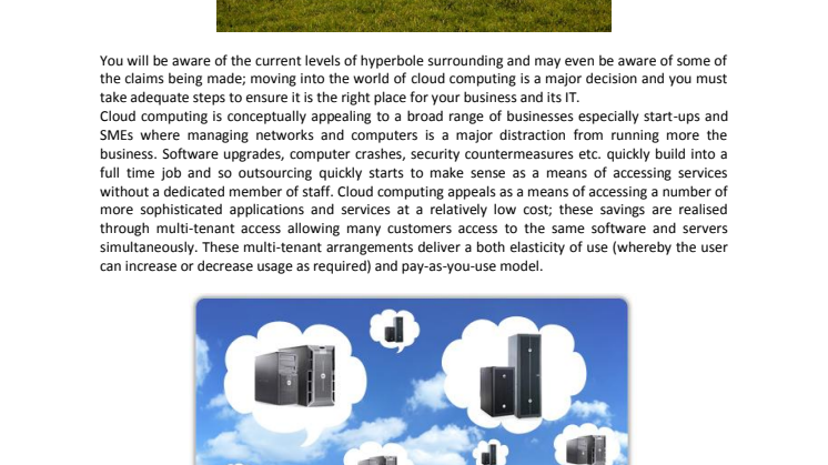 Choosing a Cloud Computing Company