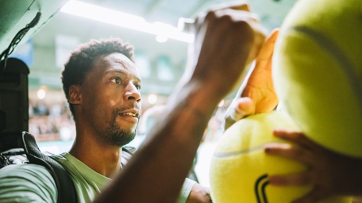 Gaël Monfils en av finalisterna i BNP Paribas Nordic Open. Foto: Alexander Scheuber