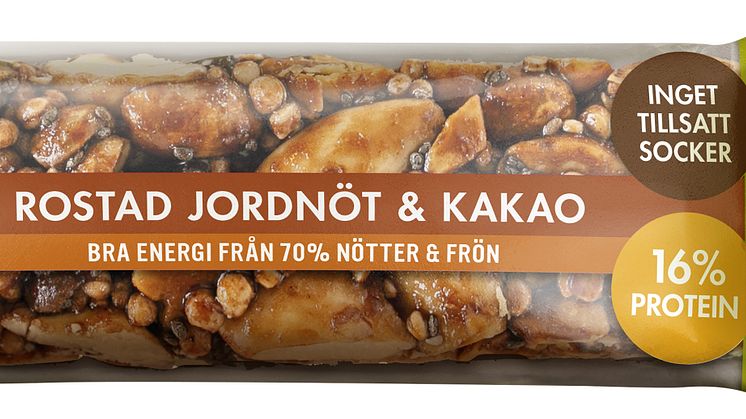 Paulúns Nötbar Rostad jordnöt & kakao