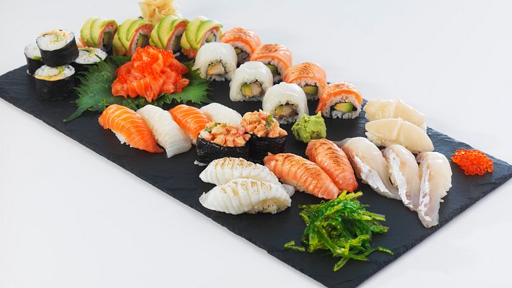 Norsk sjømat brukt i sushi