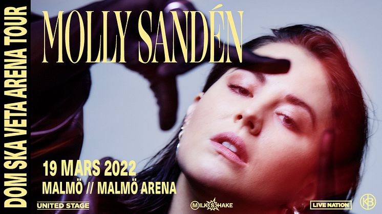 Molly Sandén till Malmö Arena i mars 2022!