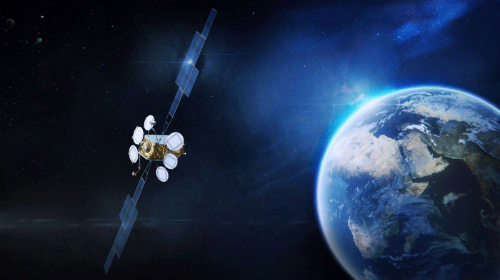 Crédit photo : Vue d'artiste du satellite EUTELSAT 36D (crédit Airbus)