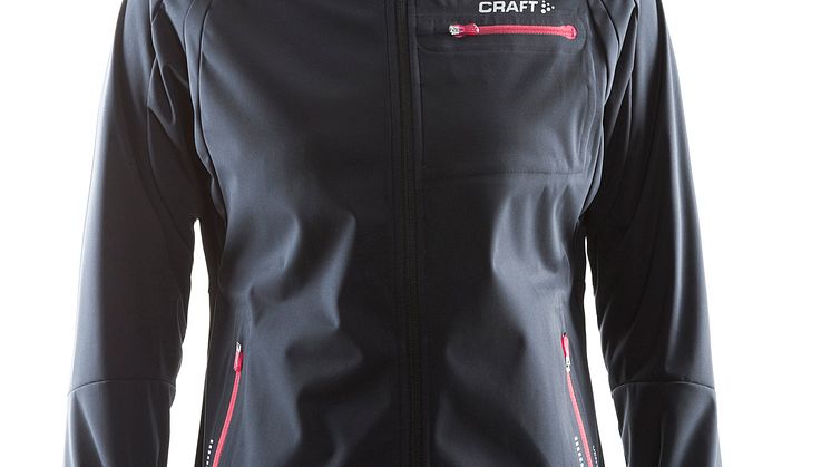 Race jacket (dam) i färgen black/ruby
