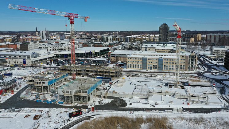 Tullholmsviken i Karlstad fortsätter att växa!
