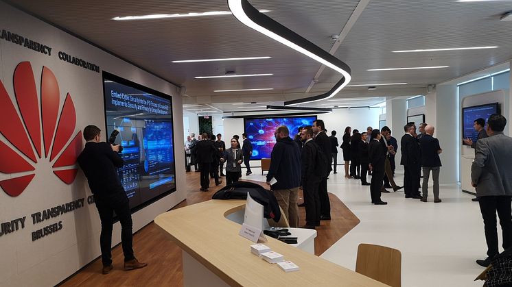 Huawei Cyber Security Transparence Centre i Bryssel, interiörbild