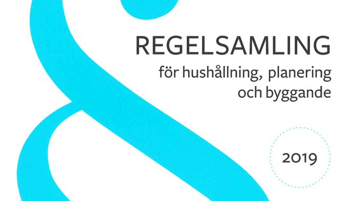 Regelsamling för hushållning, planering och byggande - ny utgåva