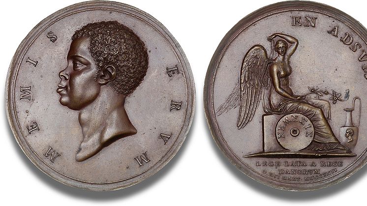 En sjælden bronzemedalje fra 1792 satte rekord på auktionen.