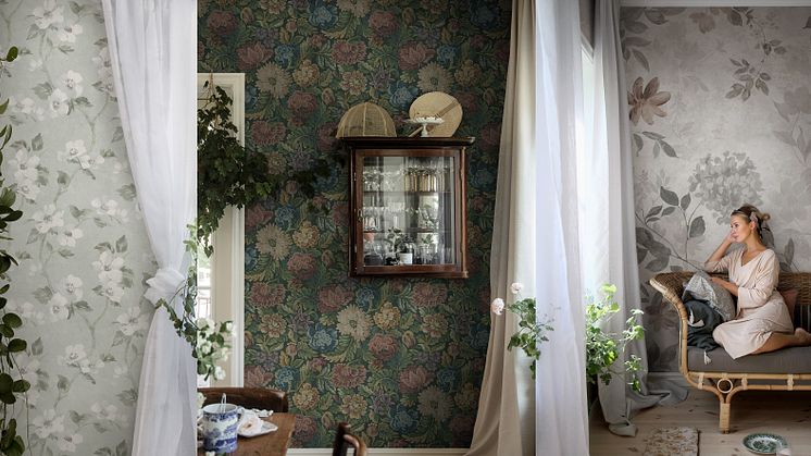 Cottage Garden – Romantic Wallpaper from the English Countryside