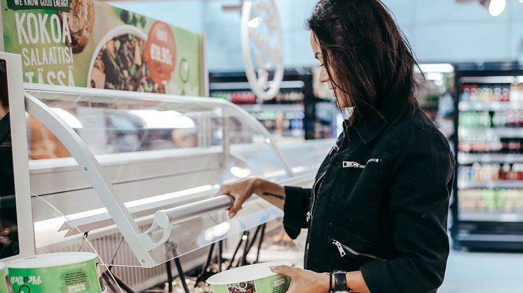 Salad bar sales is growing in Finland