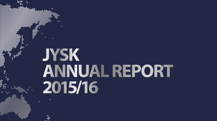 JYSK Annual Report 2015/2016
