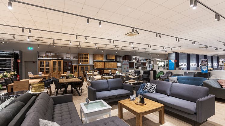Einblick in den neuen Möbelbereich des Store-Konzept 3.0