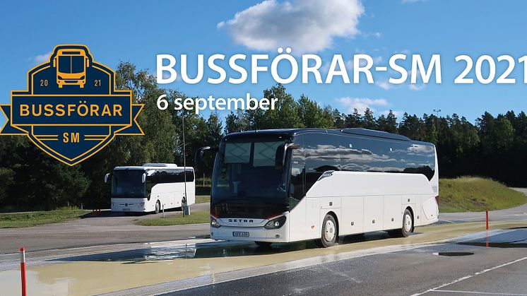 Bussförar-SM avgörs den 6 september