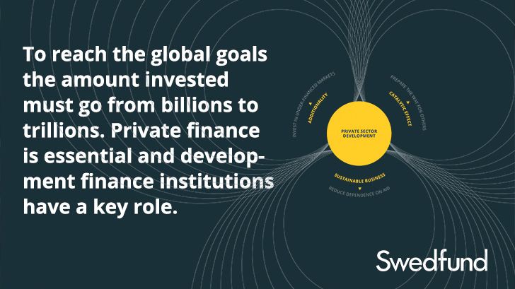 Private finance essential to achieve the global goals