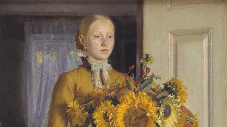 Michael Ancher, Pigen med solsikkerne, 1889.jpg