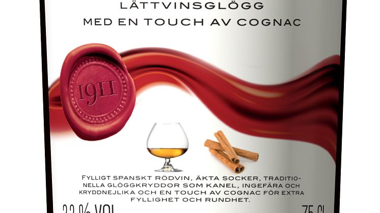 Herrljunga 1911 Lättvinsglögg - med en touch av Cognac