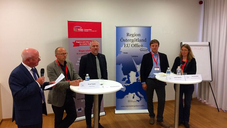 Lennart Pilskog, NGV Global, Knud Tybirk, Samsø, Bengt Nordström, Region Östergötland, Johan Saarela, Stormossen Oy och Tula Ekengren, Västra Götalandsregionen.