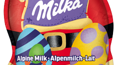 Milka Schmunzelhase Alpenmilch Design Edition 90g - Motiv Pirat