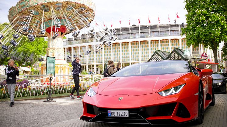 Lamborghini Bull Run i Tivoli: Største Lamborghini-møde i Skandinavien nogensinde