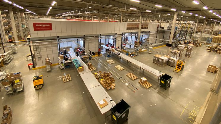 Dustin increases pace of warehouse activities with new robot solution