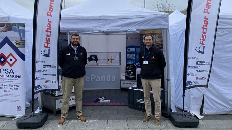 Fischer Panda UK return to the South Coast & Green Tech Boat Show, 19 – 21 April, Ocean Village Marina, Southampton, Stand 23