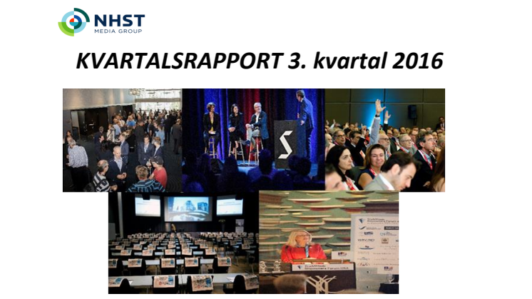 NHST Media Group - Kvartalsrapport 3. kvartal 2016