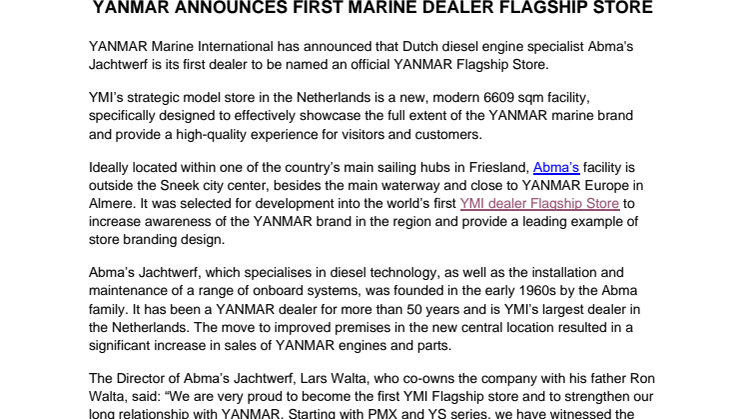 9 June 2022 - YANMAR Announces First Marine Dealer Flagship Store.pdf