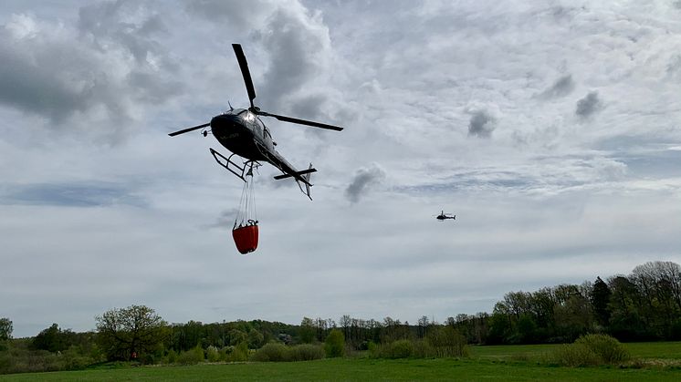 Ytterligare två helikoptrar i beredskap