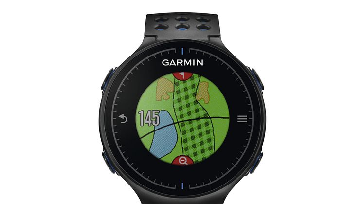 Garmin® presenterar Approach™ S5 En golfklocka med CourseView och pekskärm