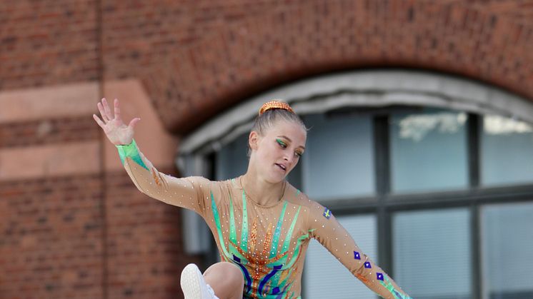 Wilma Jönsson vinner SM-guldet 2019 i aerobic gymnastics