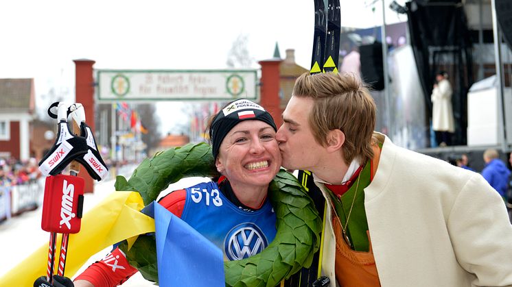 Justyna Kowalczyk, Polen, vann Vasaloppet 2015