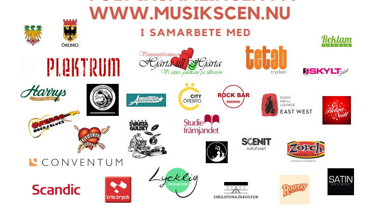 Poster Musikscen Örebro