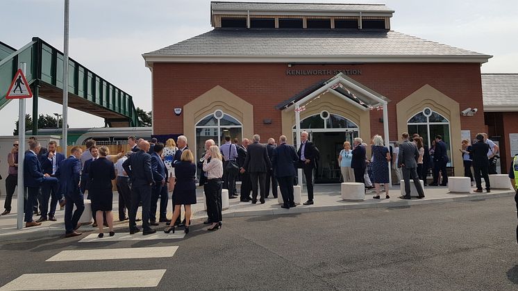 Official opening of Kenilworth station