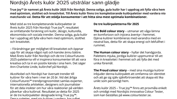 Pressmeddelande_Nordsjö Årets kulör 2025 utstrålar sann glädje.pdf