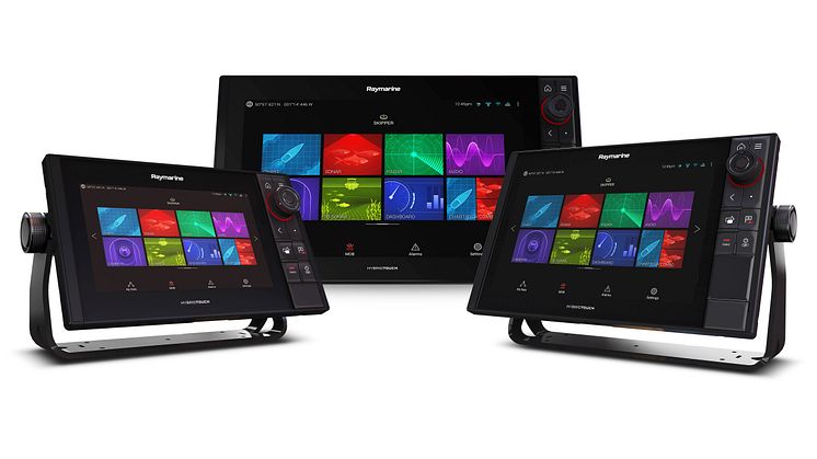 La nouvelle gamme d'écrans Axiom Pro est disponible aux formats 9, 12 et 16 pouces, et chaque modèle peut être équipé du sondeur RealVision 3D, une exclusivité de Raymarine. 