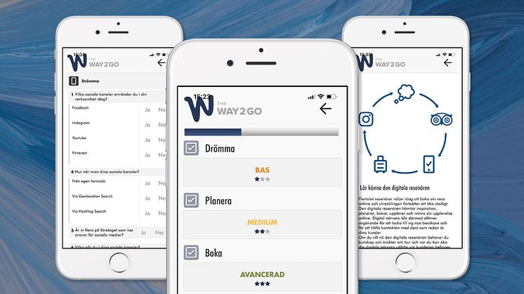 Appen Way2go ska hjälpa företag inom besöksnäringen att analysera sin digitala status.