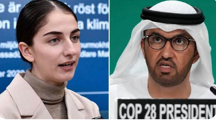 Sultan al-Jaber, ordförande för COP28 hävdar att en värld utan fossila bränslen tar oss tillbaka till grottstadiet. Romina Pourmokhtari håller inte med.