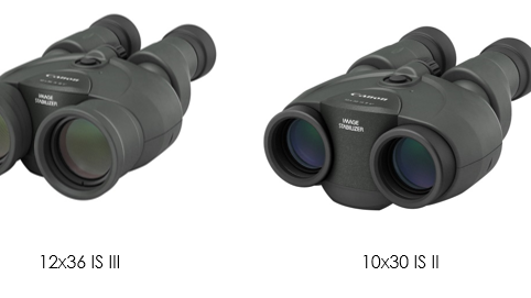 Canon uppdaterar kikarsortimentet med modellerna 12x36 IS III och 10x30 IS II