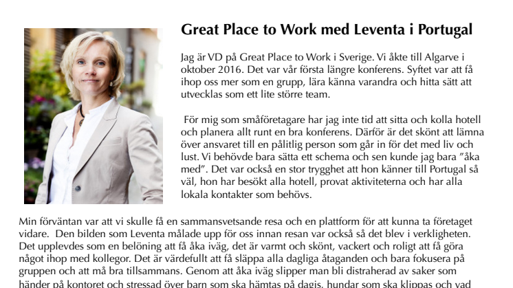Great Place to Work - referenskund