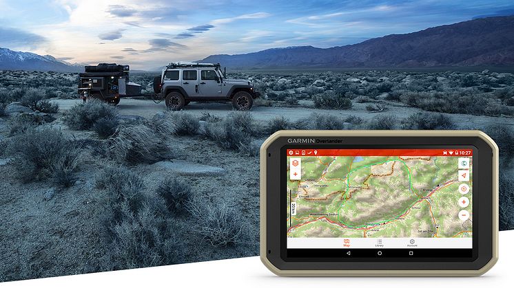 Garmin Overlander –  maastoon ja maantielle