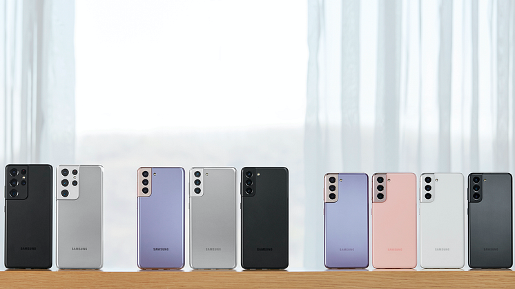 Nu er der salgsstart på Samsung Galaxy S21, S21+ og S21 Ultra