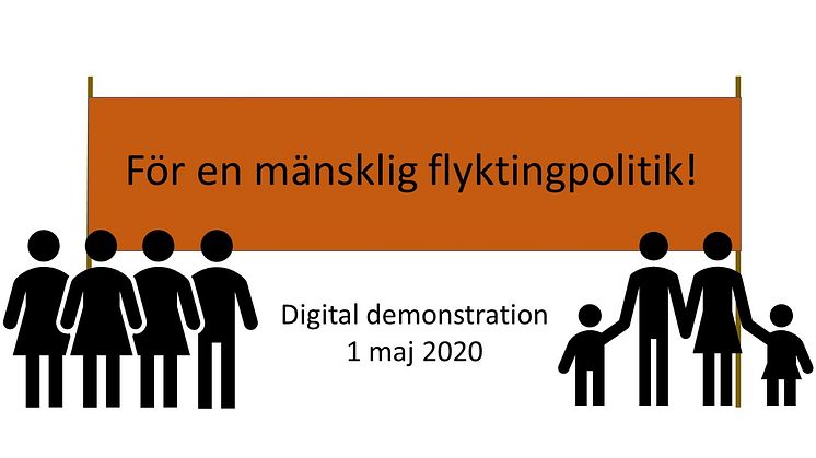 1 maj-tåget FÖR EN MÄNSKLIG FLYKTINGPOLITIK växer!