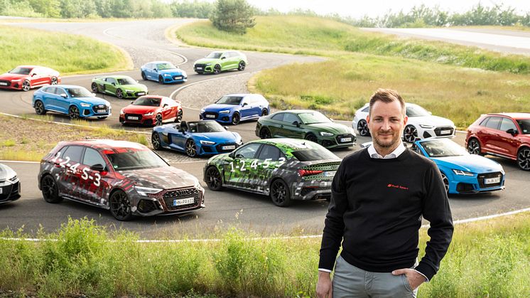 Sebastian Grams, direktør i Audi Sport GmbH og ansvarlig for high-performance modeller