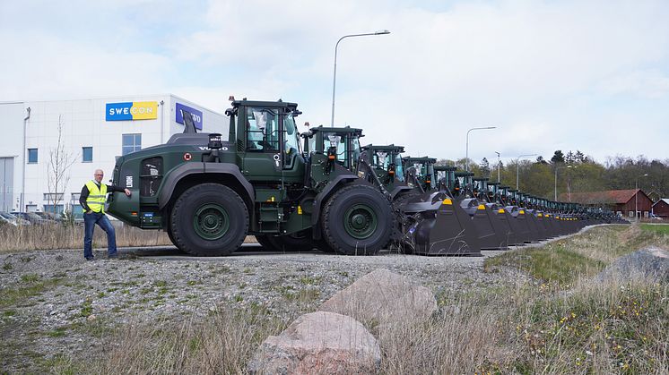 Fler Volvo hjullastare till FMV - redo att rycka in!