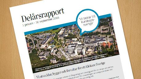 Akademiska Hus delårsrapport 1 januari – 30 september 2016