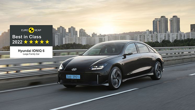 IONIQ 6 er ’Best in Class’ i kategorien ’Stor familiebil’.