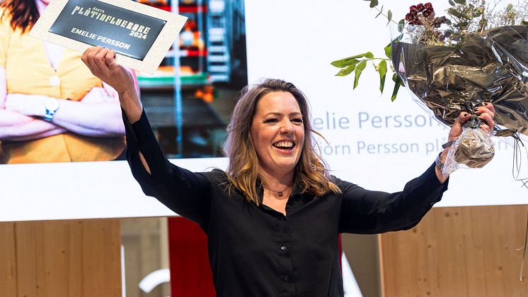 Nyheten Årets plåtinfluerare till Emelie Persson (Foto: Jens Reiterer)
