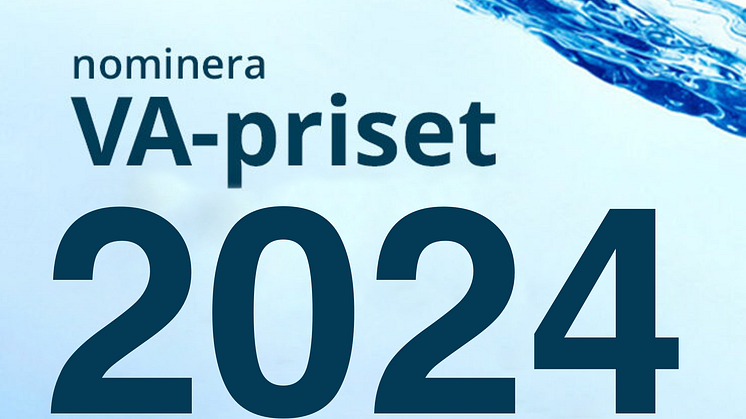 Nominera ditt bidrag till VA-priset 2024!