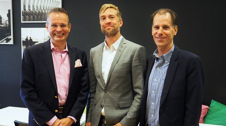 Robert Spertina, Robert Åberg and Stefan Lindgren. Photo: Sigma Technology
