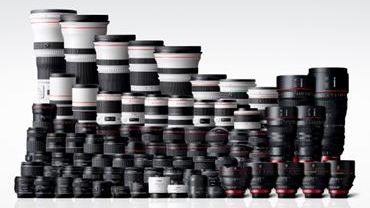 Canon – först i världen med att producera över 100 miljoner utbytbara objektiv 